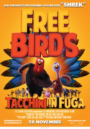 Locandina italiana Free Birds - Tacchini in fuga 